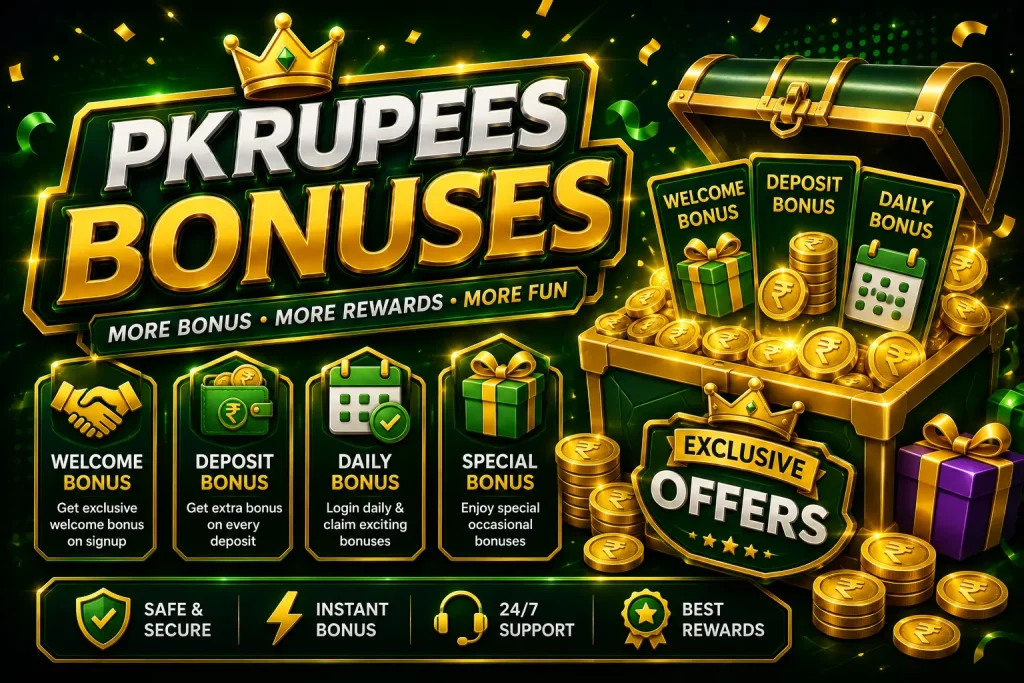 Pkrupees bonuses